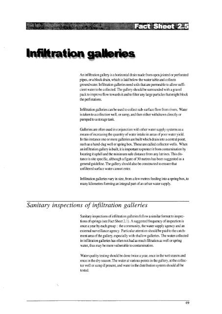 Infiltration galleries pdf, 151kb