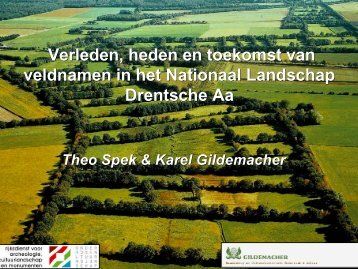 Download de presentatie van Theo Spek. - Naamkunde