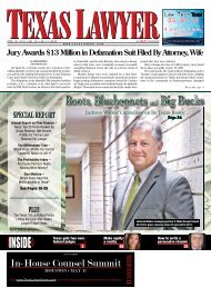 Texas Lawyer, April 30, 2012 - American Business Media