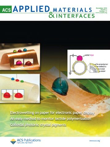 Electrowetting on Paper for Electronic Paper - Nanoelectronics ...