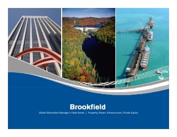 Brookfield Overview Presentation - Brookfield Asset Management