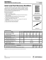 Axial Lead Fast Recovery Rectifiers - Datasheet Catalog