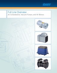 Full Line catalog - Gast Manufacturing, Inc.