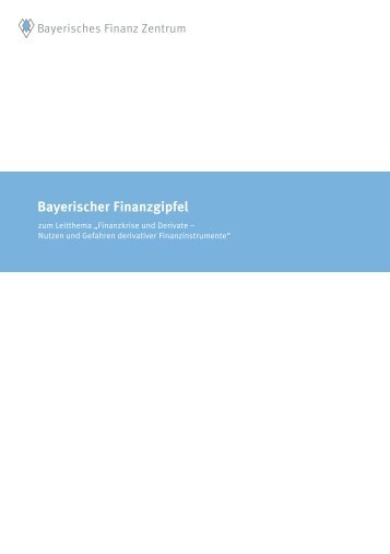 Bayerisches Finanz Zentrum - Bayerischer Finanzgipfel
