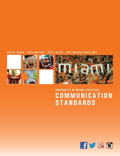 Communication Standards - University of Miami Athletics