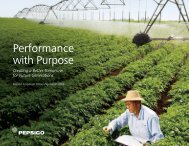 Download our 2008 Sustainability Report Overview - PepsiCo