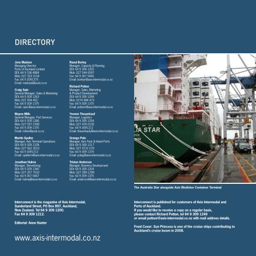 Download publication - Ports of Auckland