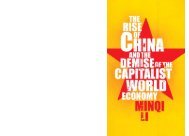 Rise of China and the Demise of the Capitalist World-economy - Free