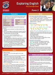 Key Concept Chart - Pearson