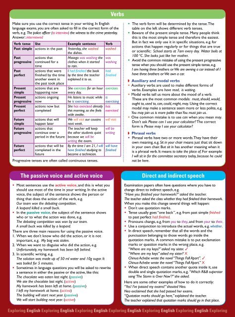 Key Concept Chart - Pearson