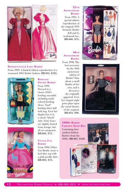 BarBie Catalog - Dollmasters