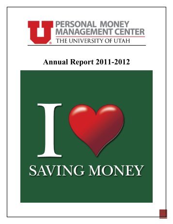 Personal Money Management - Student Affairs - University of Utah