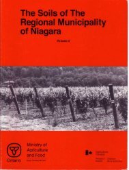 The Soils of The Regional Municipality of Niagara - Agriculture and ...