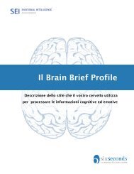 Brochure Brain Brief - Six Seconds Italia