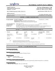 Maxim 480 MSDS - Syngenta Farm