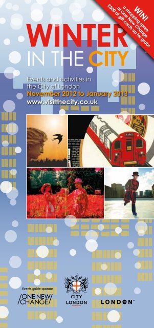 Winter in the City brochure - the City of London Corporation