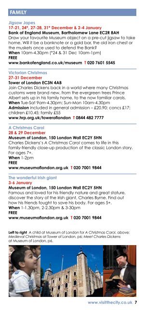 Winter in the City brochure - the City of London Corporation