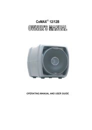 Comax 12/12B manual - Wharfedale Pro