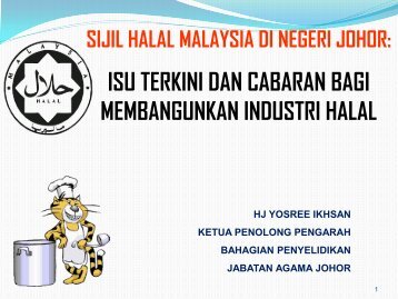 isu terkini dan cabaran bagi membangunkan industri halal - hdc