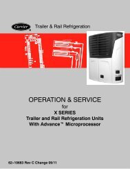 x series with advance micro - Sunbelt Transport Refrigeration