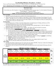 Grade 6 - Division of Language Arts/Reading