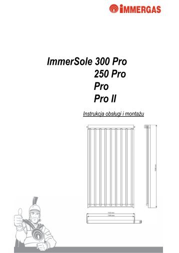 ImmerSole 300 Pro 250 Pro Pro Pro II - Immergas