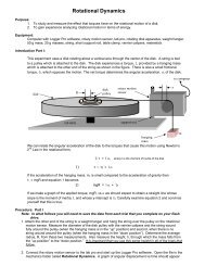 Rotational Dynamics