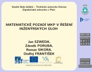 MatematickÃ© pozadÃ­ MKP v ÅeÅ¡enÃ­ inÅ¾enÃ½rskÃ½ch Ãºloh