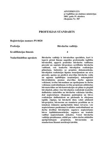 PROFESIJAS STANDARTS - NIID.LV