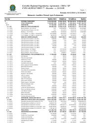 Balancete Analitico Anual apÃ³s Fechamento - Crea-SP