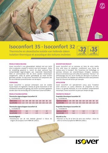 Isover Isoconfort 32-35 - Eltherm