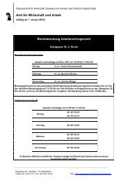 Amt für Wirtschaft und Arbeit - Basel-Stadt