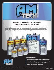 NEW! AMTECH AM-500â¢ PRODUCTION CLEAR. - Pro-Spray