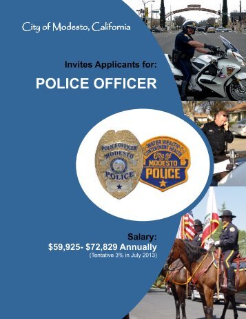 MPD Police Officer Brochure (03-29-12) - City of Modesto