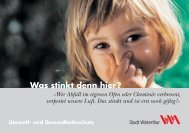 Was stinkt denn hier? - Umwelt-/ Gesundheitsschutz - Winterthur