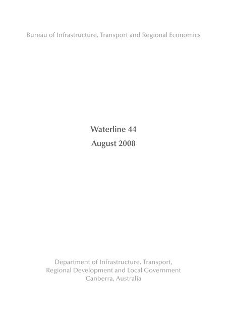 PDF: 1352 KB - Bureau of Infrastructure, Transport and Regional ...