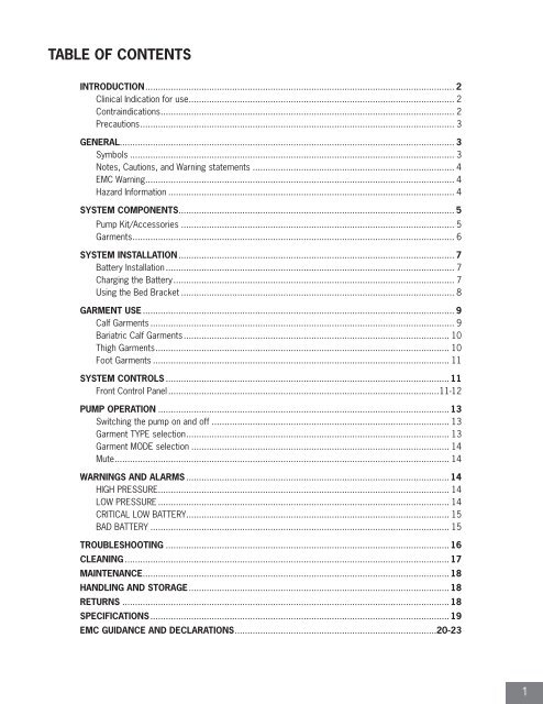 User Manual - Stryker Restep DVT System