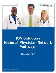 ION Breast Cancer Clinical Pathways - ION Solutions