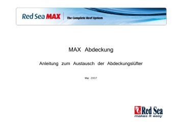 MAX Abdeckung - Red Sea Shop