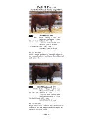 Bell M Farms - Canadian Shorthorn Association