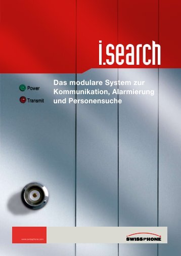 i.search auf einen Blick Module in der Übersicht - Swissphone