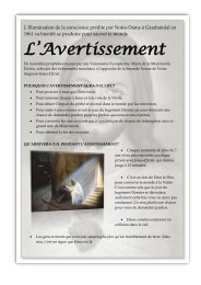 L'Avertissement - The Warning Second Coming Forums