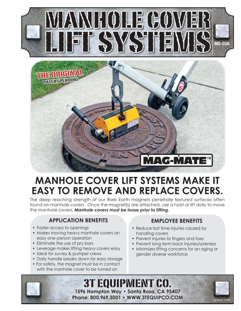 Manhole Cover Lift Systems - 3T Main Page