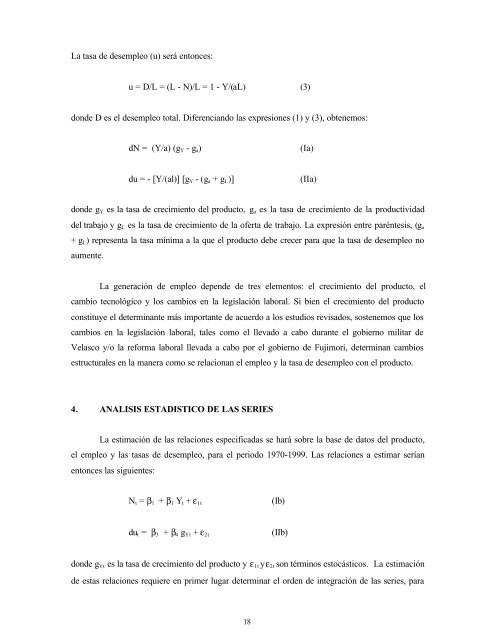 La ley de Okun en el PerÃº - Pontificia universidad cat&oacutelica del ...