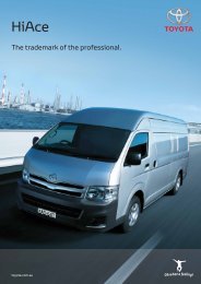 hiace specifications - Toyota
