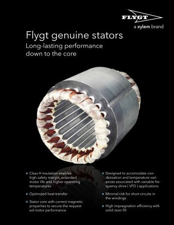 Flygt Genuine Stators Flyer - Water Solutions