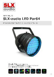 SLX-audio LED Par64 - Sound1.com