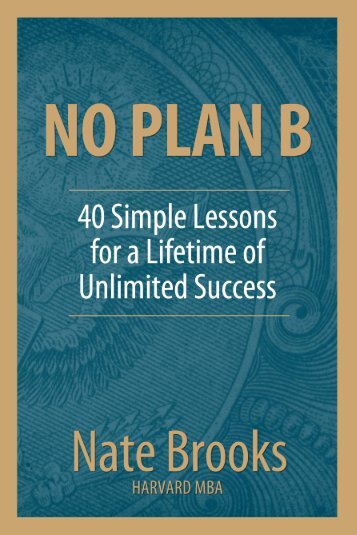No Plan B Book - Nate Brooks