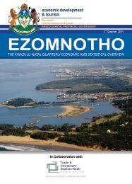 Ezomnotho 3rd Quarter - Department of Economic Development and ...