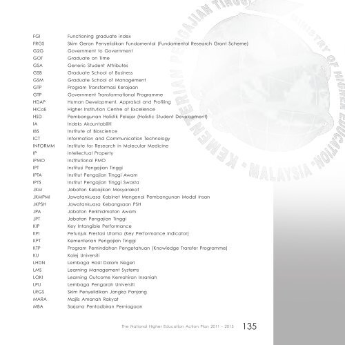 STRATEGIC PLAN - Kementerian Pengajian Tinggi